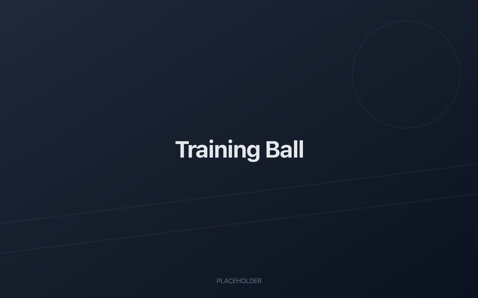 Training football on grass